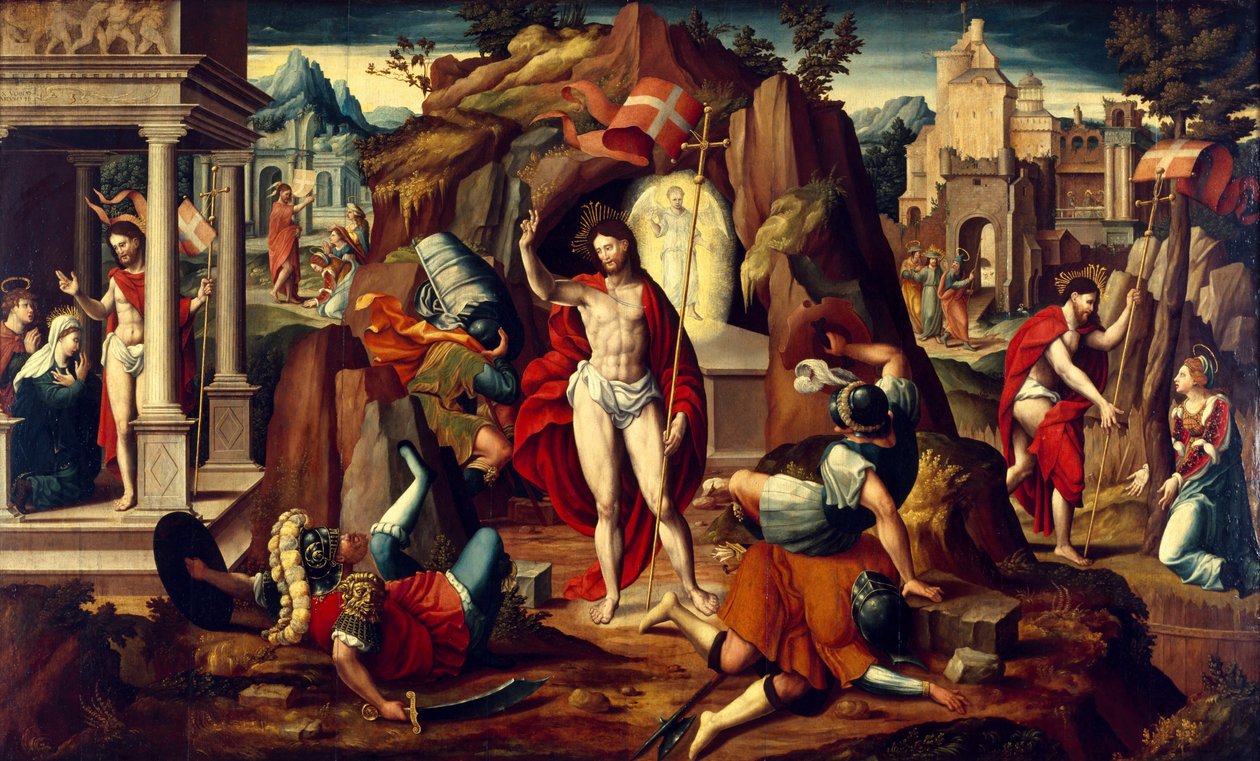 Scenes of the Passion and Resurrection of Christ by anonymous 