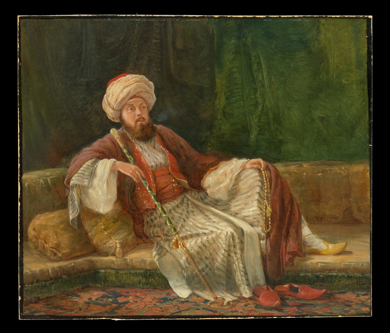 Western Gentleman in Oriental Costume by anonymous 