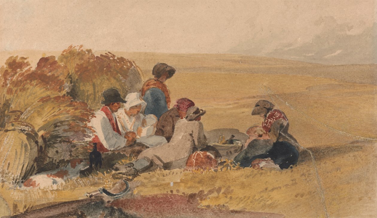 The Harvesters by attributed to Peter DeWint