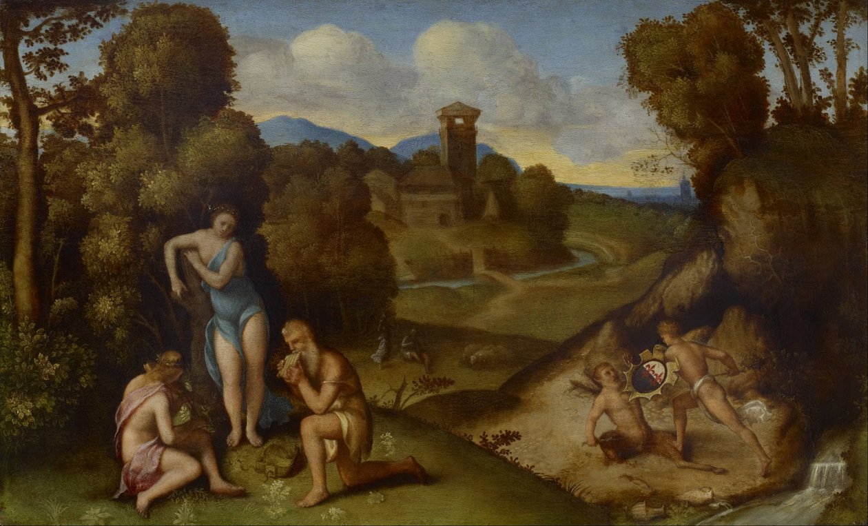 Allegory by circle of Giorgione