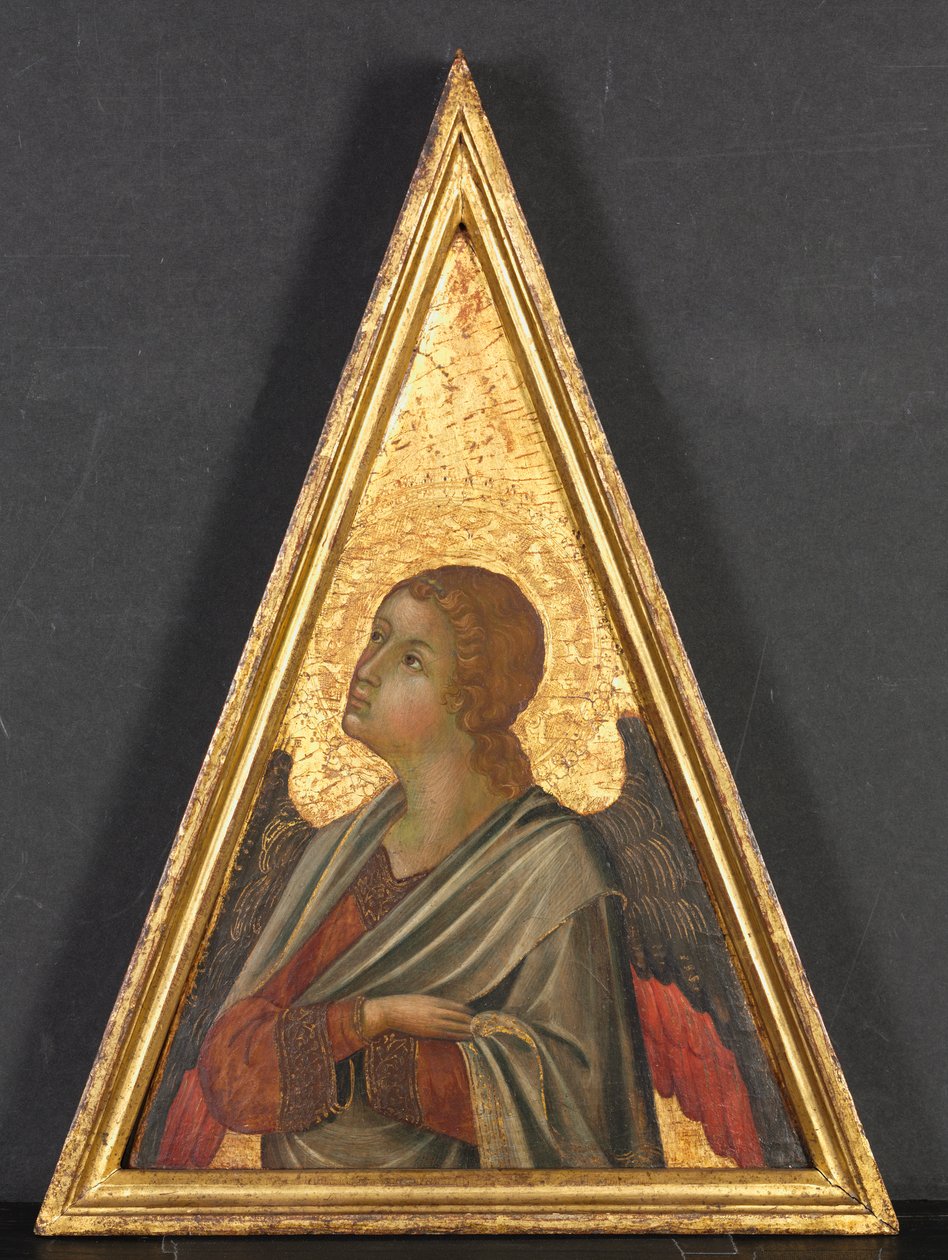 Pinnacle with Angel by circle of Niccolò di Segna