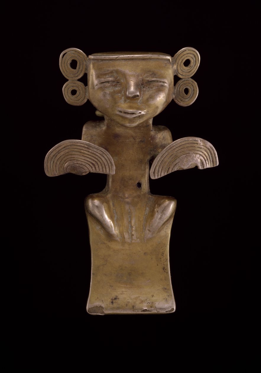 Open-Backed Figural Pendant by civilization Quimbaya