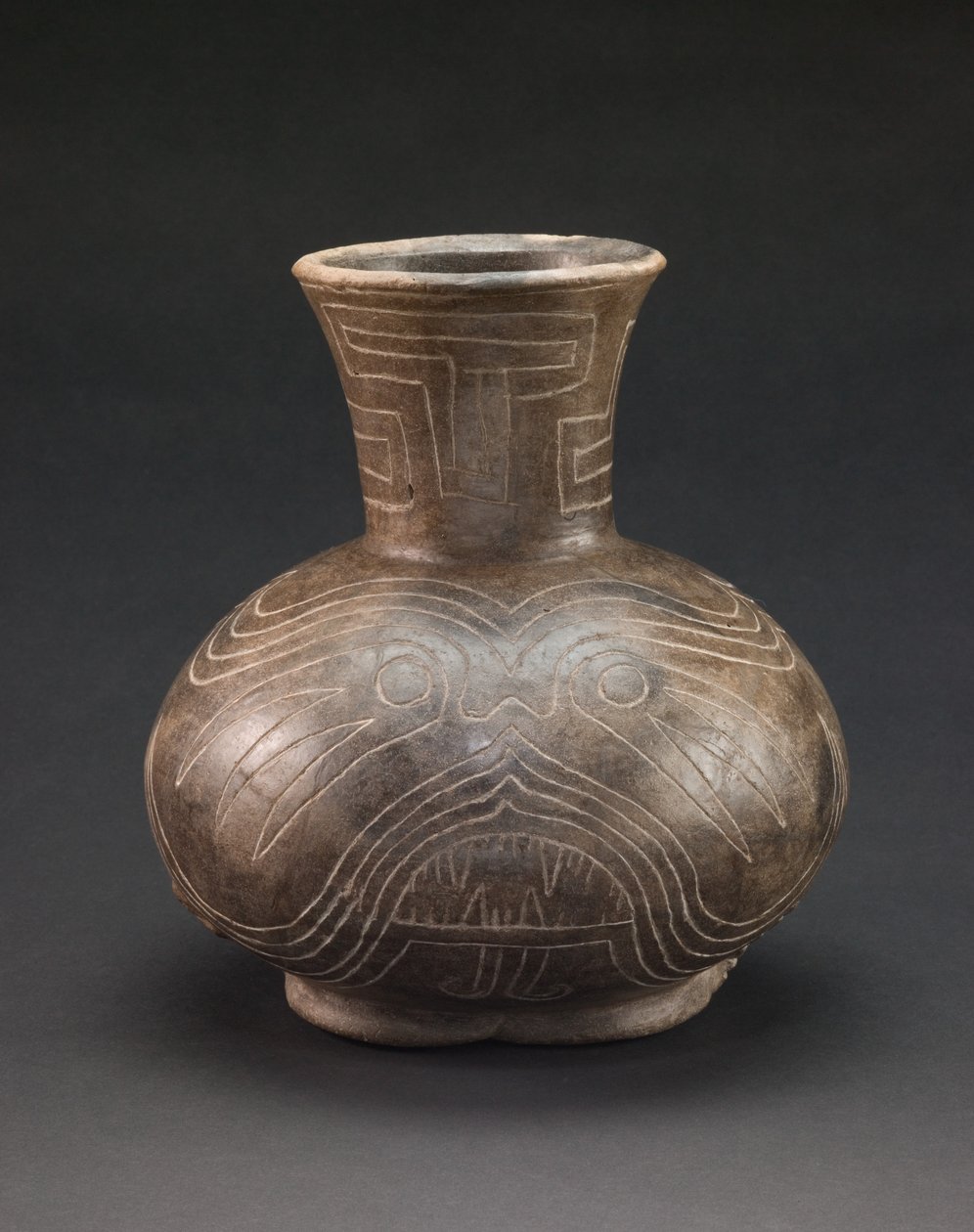 Vessel with Incised Motifs by culture Mississippian