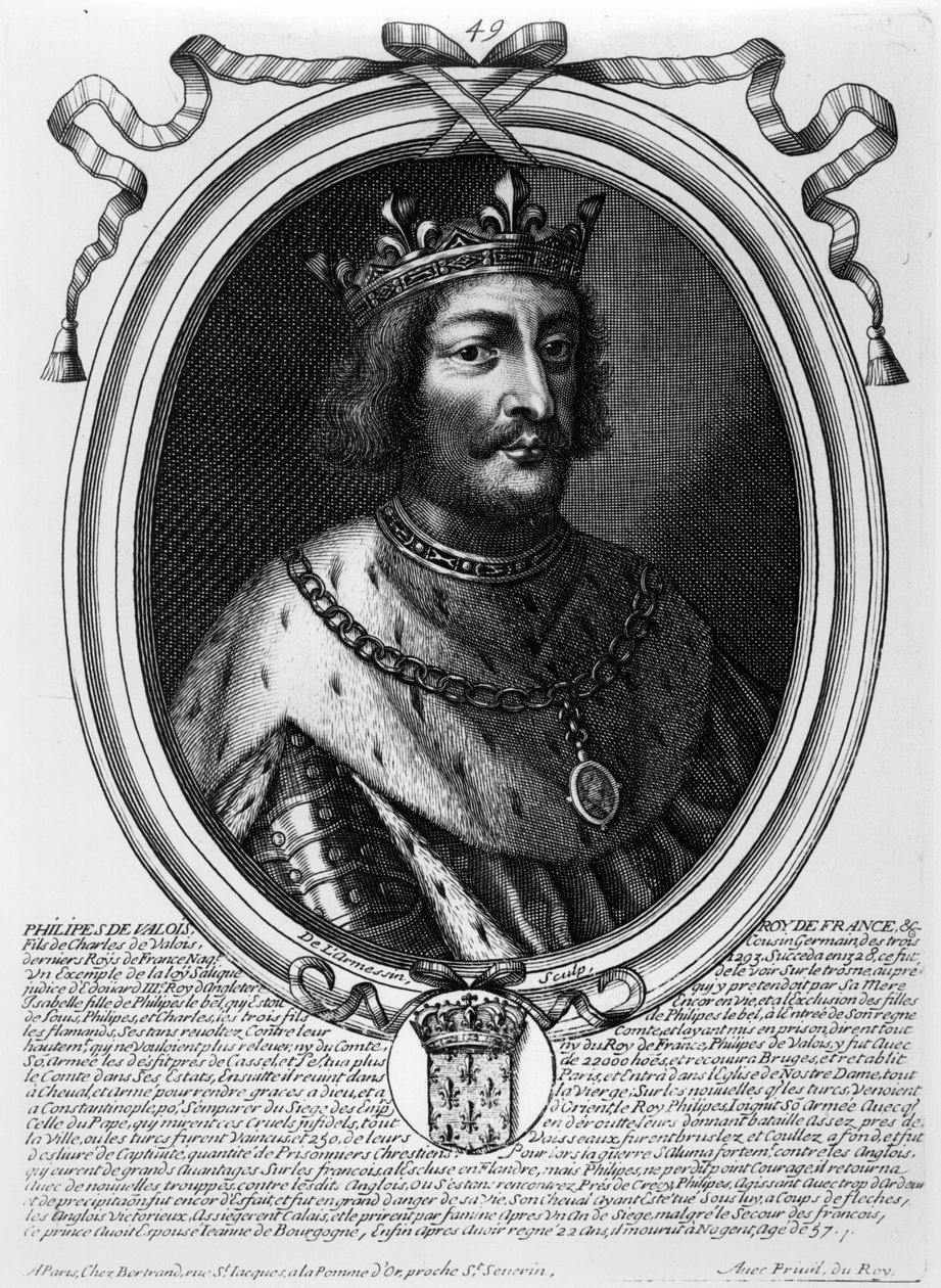 Philip VI of Valois (1293-1350) King of France, from 