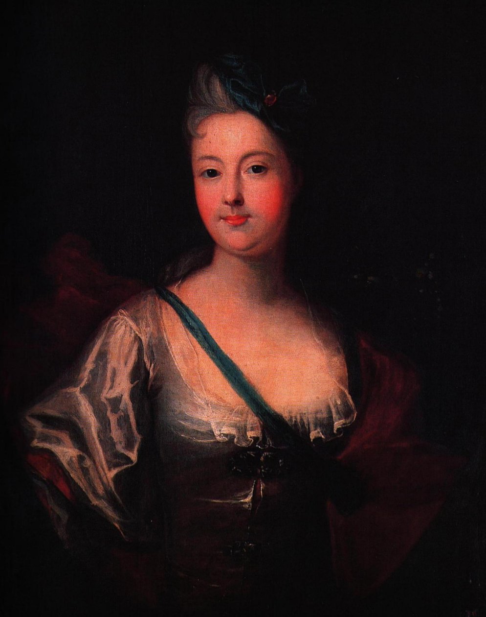 Portrait of Angélique Debargues by Ádam Mányoki