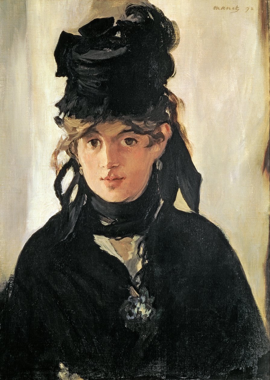 Berthe Morisot with a Bouquet of Violets, 1872 by Édouard Manet
