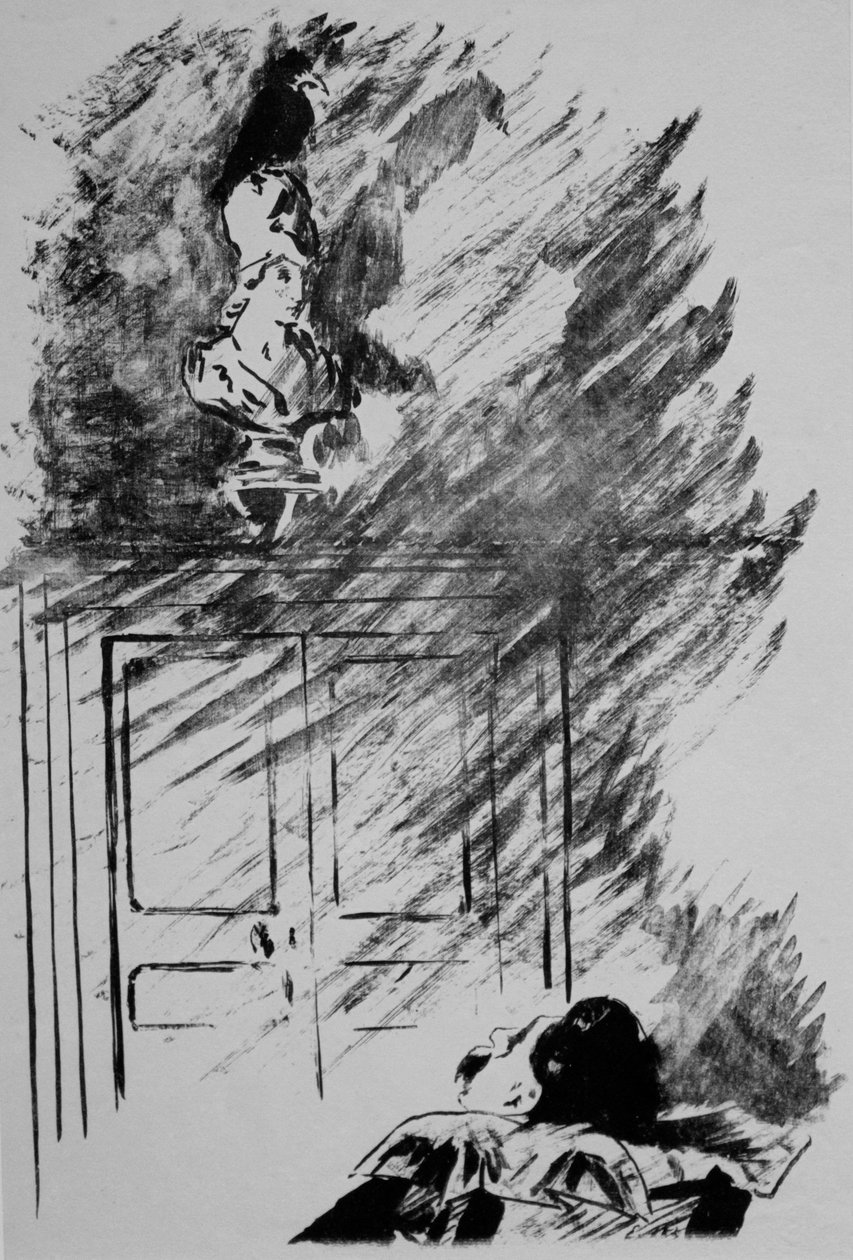 The Raven by Édouard Manet