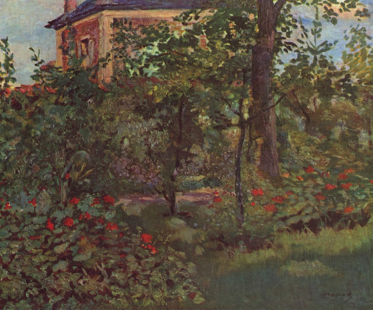 A Corner in the Garden of Bellevue by Édouard Manet