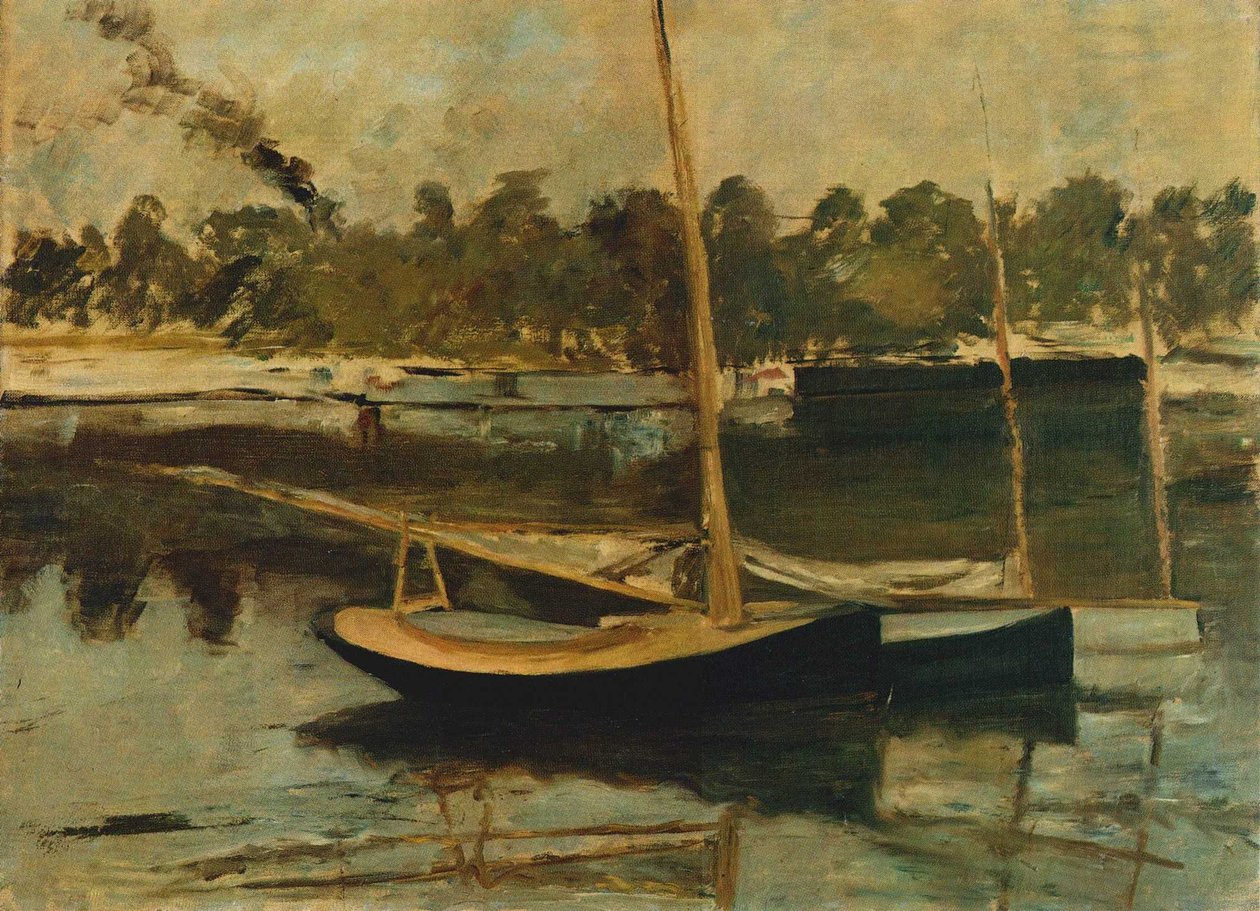 Sailboats in Argenteuil by Édouard Manet