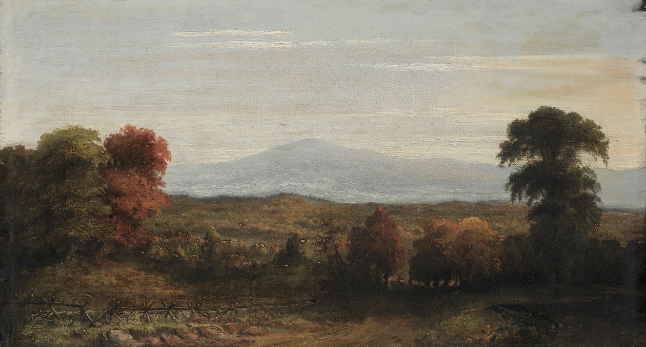 Landscape by imitator of Jasper F. Cropsey