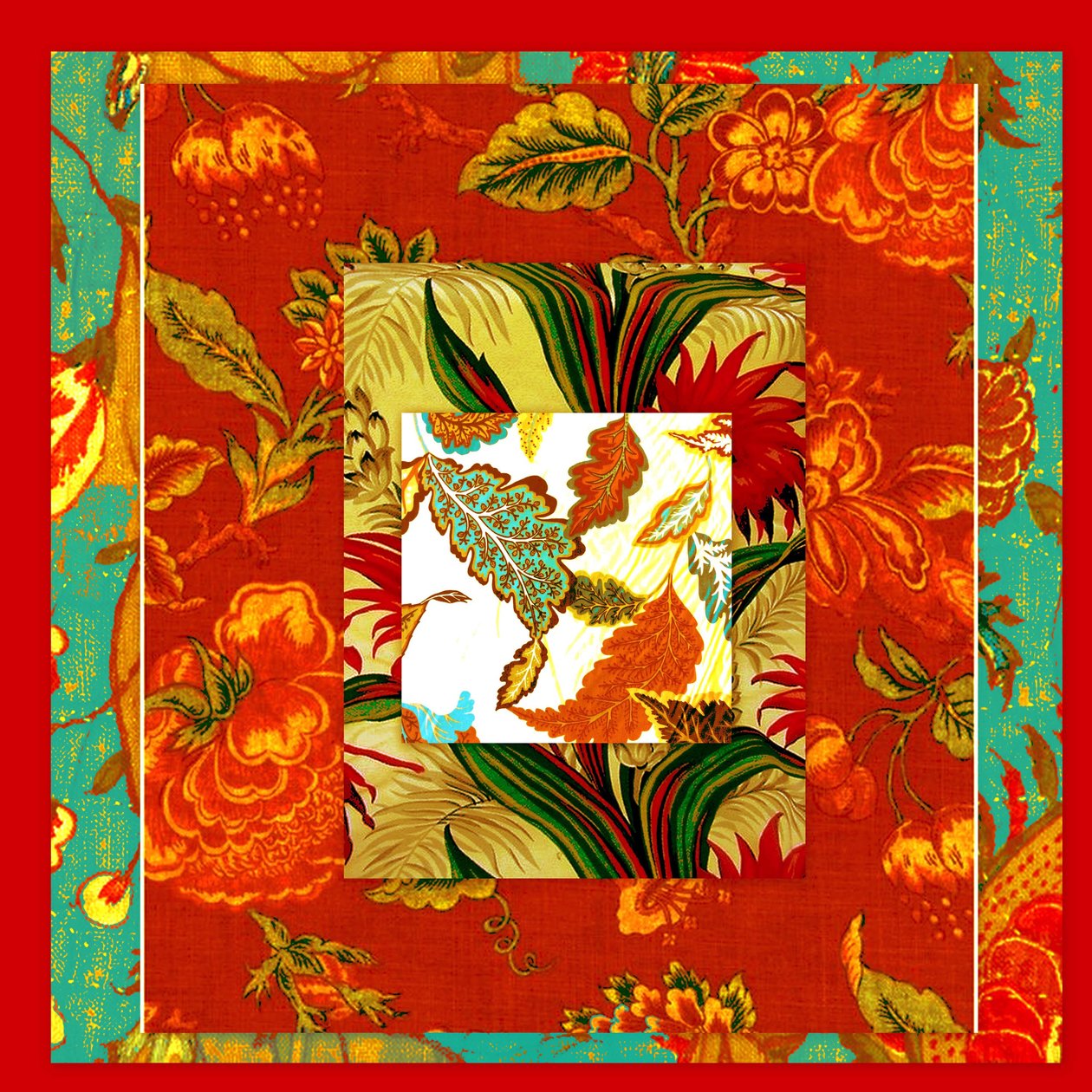 Collage of Patterns by linda arthurs