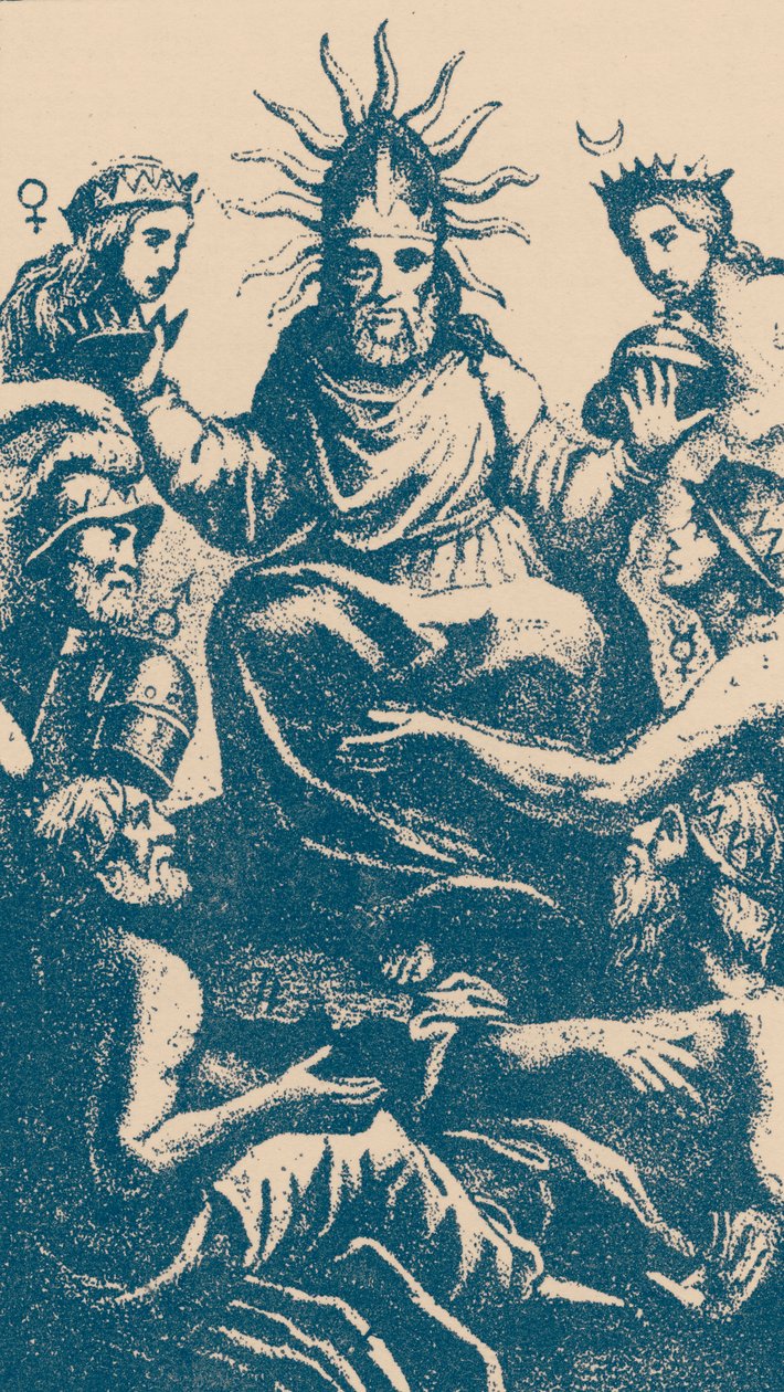 The Seven Planets and Their Genii by Éliphas after Lévi