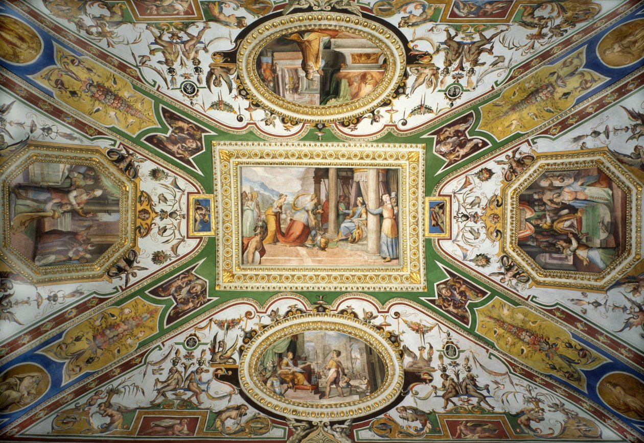 Ceiling of the Galleria Corsini, Rome by Federico Zuccari or Zuccaro