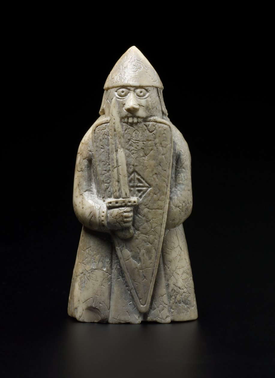 Lewis Chesspiece - Berserker by school Scandinavian