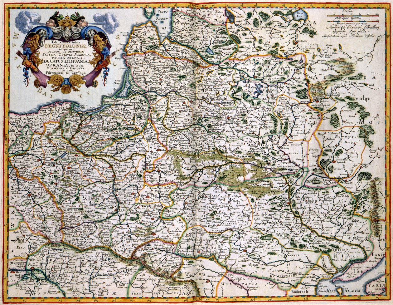 Polish–Lithuanian Commonwealth by Claes Jansz Visscher