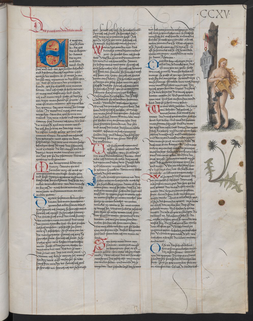 The Ambras Hero Book, Folio 215r. The Initials VF on the Shield Are Assumed to Be Those of the Artist by Österreichische Nationalbibliothek,