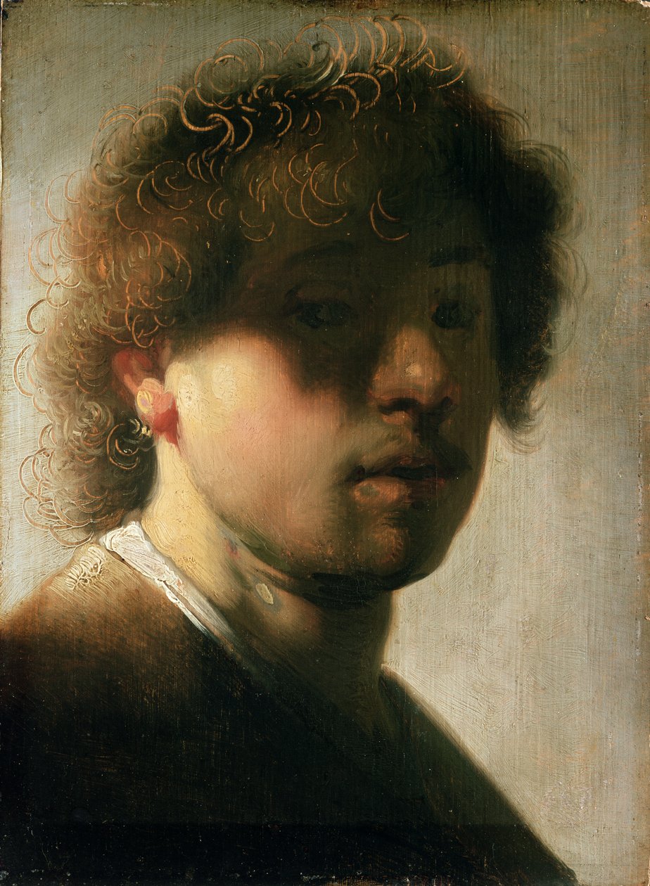 Portrait of Rembrandt with Overshadowed Eyes by studio of Rembrandt Harmensz. van Rijn