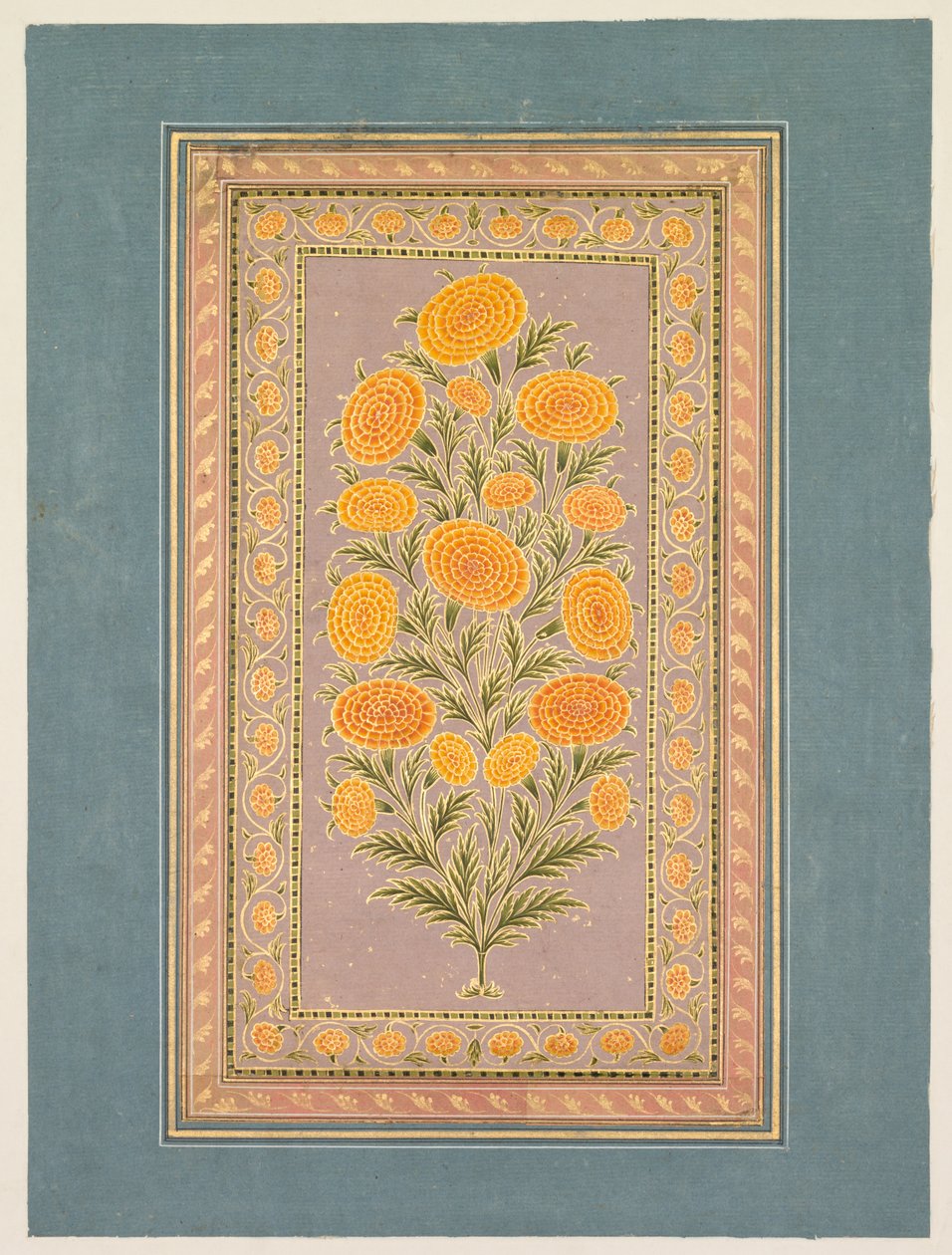 Flowering Marigold by style of Hunhar II