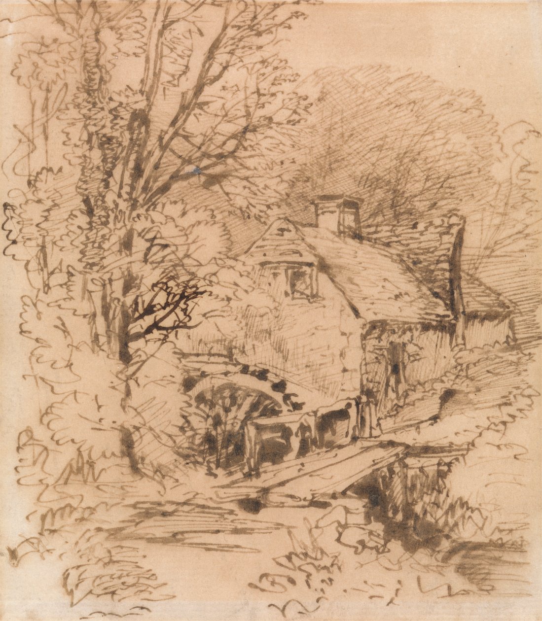 Mill near Newbury by unknown artist
formerly John Constable