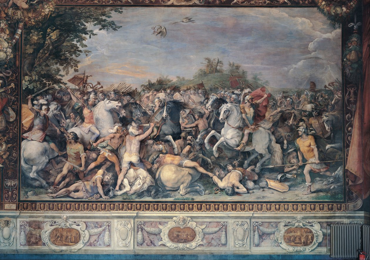 Battle Against the Inhabitants of Veii and Fidenae by workshop of Giuseppe Cesari
