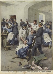 British suffragettes being force-fed in prisons