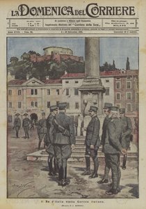 The King of Italy visits Italian Gorizia