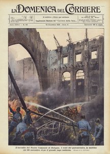The Fire at the Municipal Theater of Bologna
