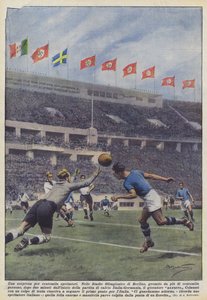 A surprise for one hundred thousand spectators