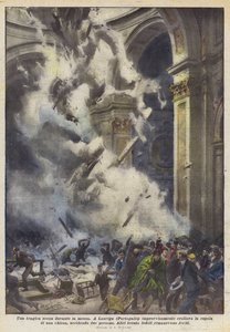 A Tragic Scene During Mass