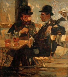 In the Beer Garden