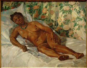 Resting (Resting Black Woman)