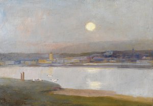 Moonrise Over Hayle, from Lelant, c.1892