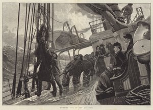 Hoisting Sail in the Atlantic