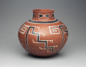 Foumile polychrome jar, Anasazi, 1300-1500