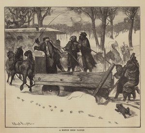 Graphic America, a Boston Snow Plough