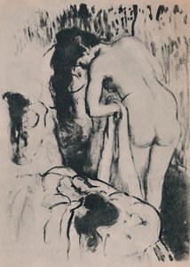 Nude Woman Dressing, c. 1890, 1946