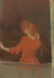 Woman in Red, c.1890-91