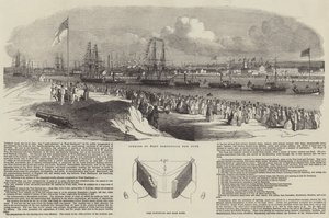 Opening of West Hartlepool New Dock