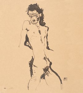 Male Nude Self-Portrait, 1912