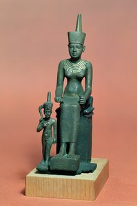 Figurines of Isis and Horus