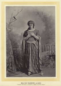 Miss Lily Hanbury as Juliet