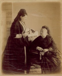 Queen Victoria, seated