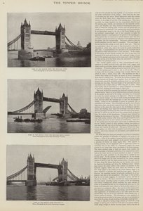 The Construction of Tower Bridge, London