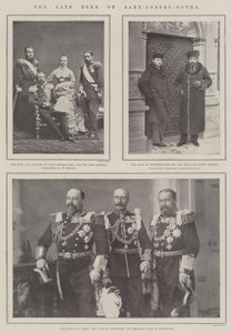 The late Duke of Saxe-Coburg-Gotha