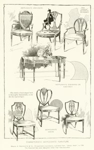 Characteristic Hepplewhite Furniture