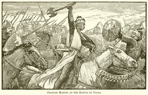Charles Martel at the Battle of Tours