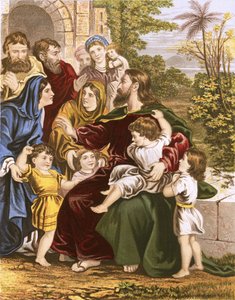 Christ blessing little children