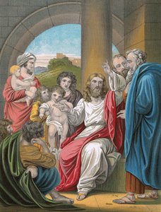 Christ blessing little children