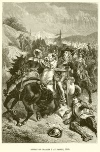 Defeat of Charles I at Naseby, 1645