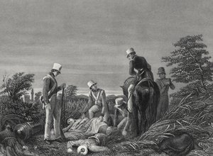 Finding the Colours of the 24th Regiment